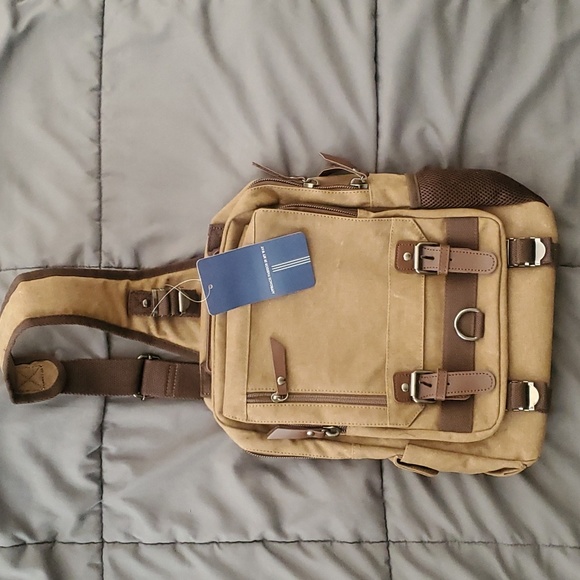 Canvas Messenger Bag - Picture 1 of 5